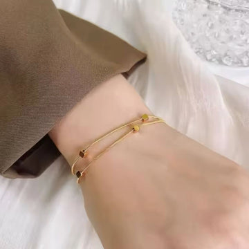 Audrey Layered Bracelet -18K