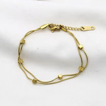Audrey Layered Bracelet -18K
